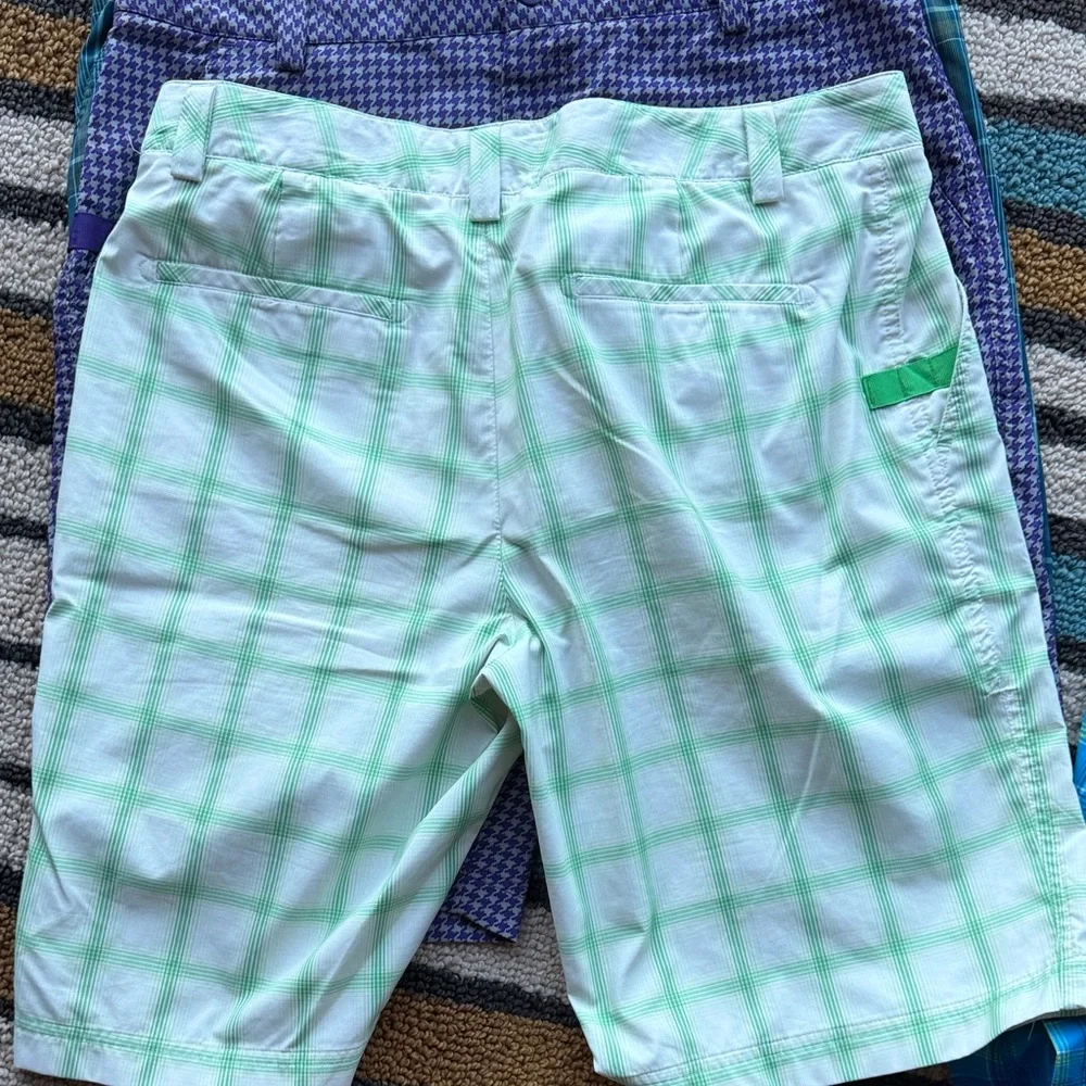 Puma Plaid Golf Shorts -bundle of 4 pairs, size 34 waist - Picture 5 of 11